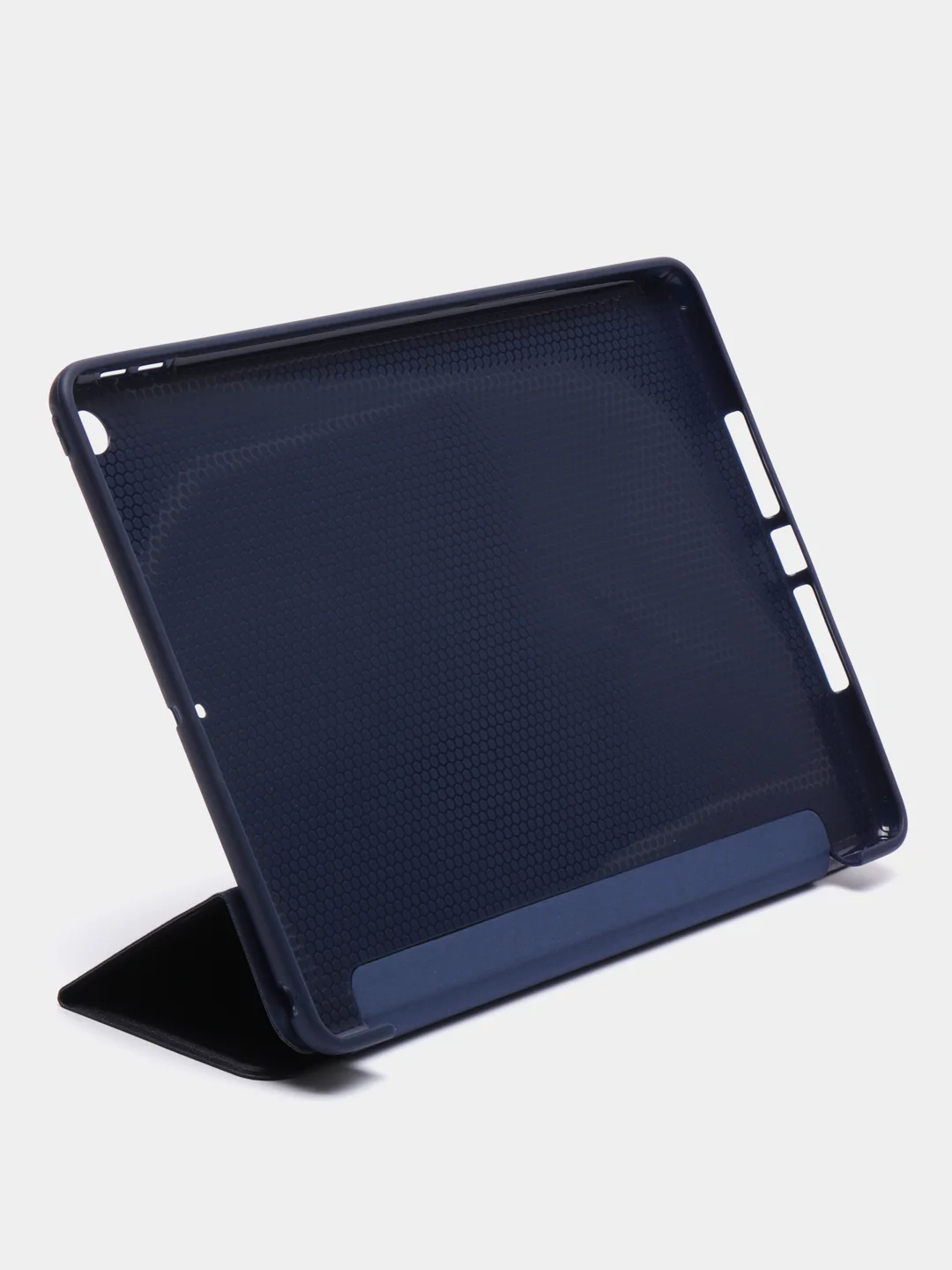 Синий чехол-книжка для планшета Apple iPad 10.2 7/8/9 поколения 2019/2020/2021 силикон КАРТОФАН