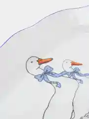 Блюдо для хлеба "Гуси"