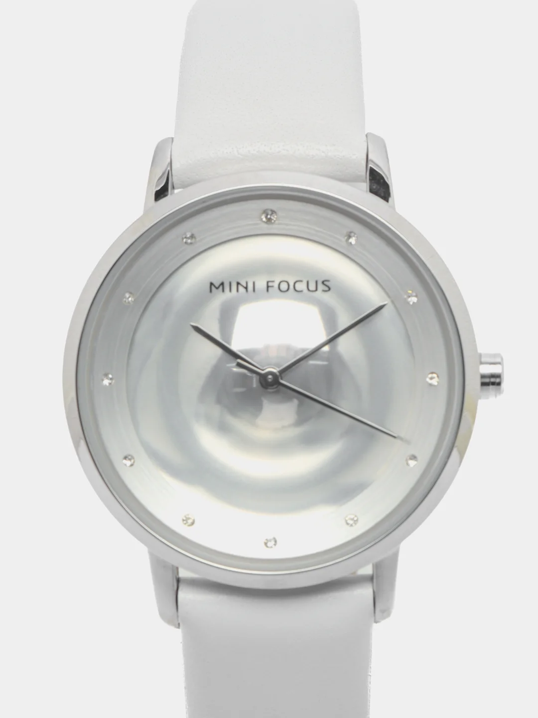Белый женские наручные часы Mini Focus MF0332L, в подарочной упаковке