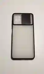Черный чехол с раздвижным окном для Samsung A22 4G / M22 / M32