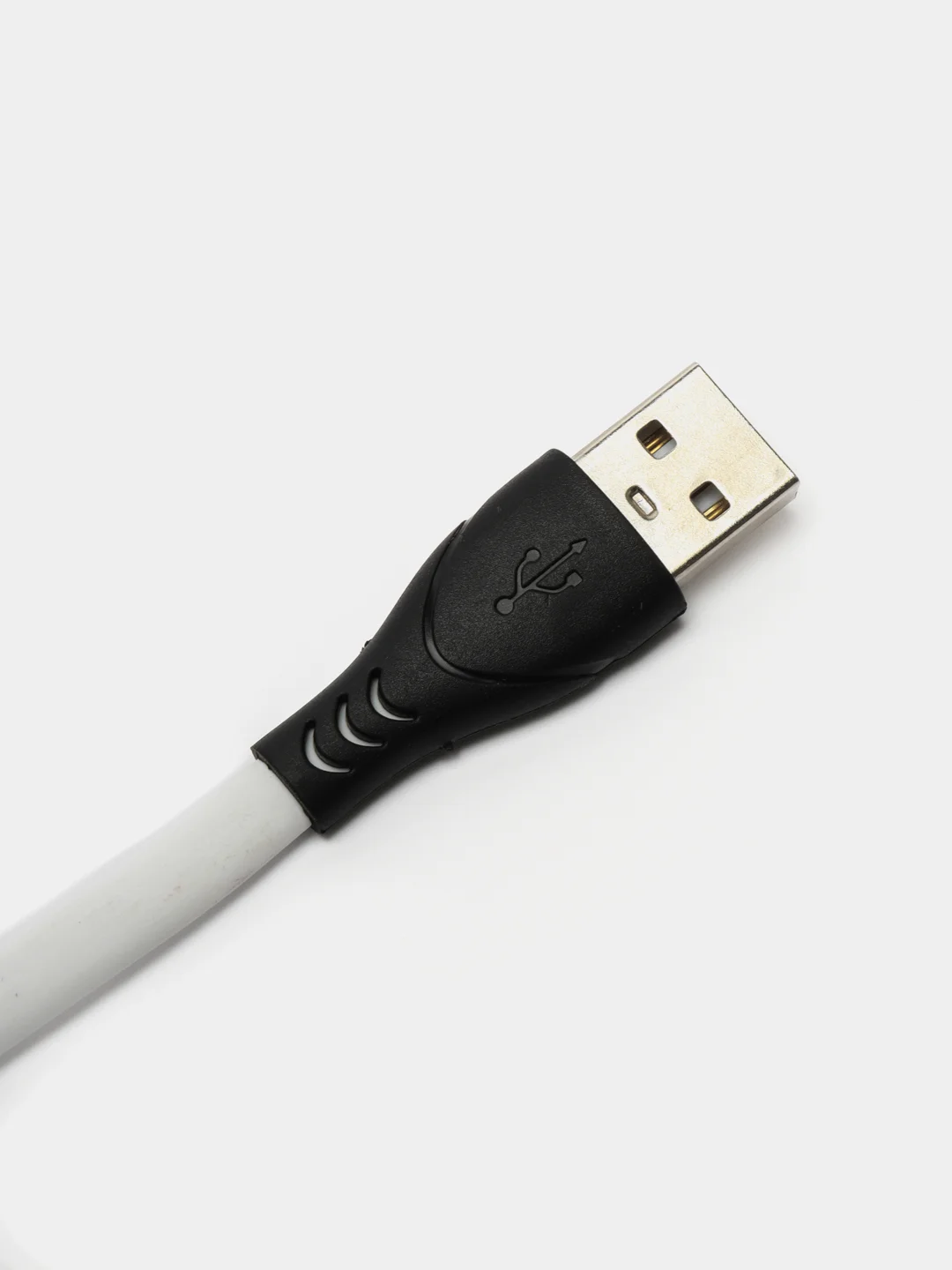 Белый кабель 2 МЕТРА СИЛИКОНОВЫЙ МЯГКИЙ провод зарядник iPhone, Lightning, Micro Type-C USB шнур
