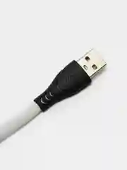 Белый кабель 2 МЕТРА СИЛИКОНОВЫЙ МЯГКИЙ провод зарядник iPhone, Lightning, Micro Type-C USB шнур