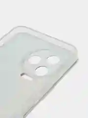 Голубой чехол на Infinix Note 12 Pro 4G/Note 12 2023 / Инфиникс Нот 12 2023 прозрачный, с рисунком