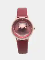 Бордовый женские наручные часы Mini Focus MF0332L, в подарочной упаковке