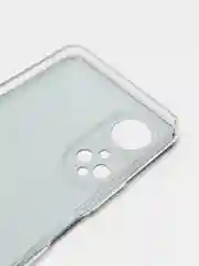 Бирюзовый силиконовый чехол на Honor X7 2022 / Хонор Х7 2022 прозрачный, с рисунком, защита камеры