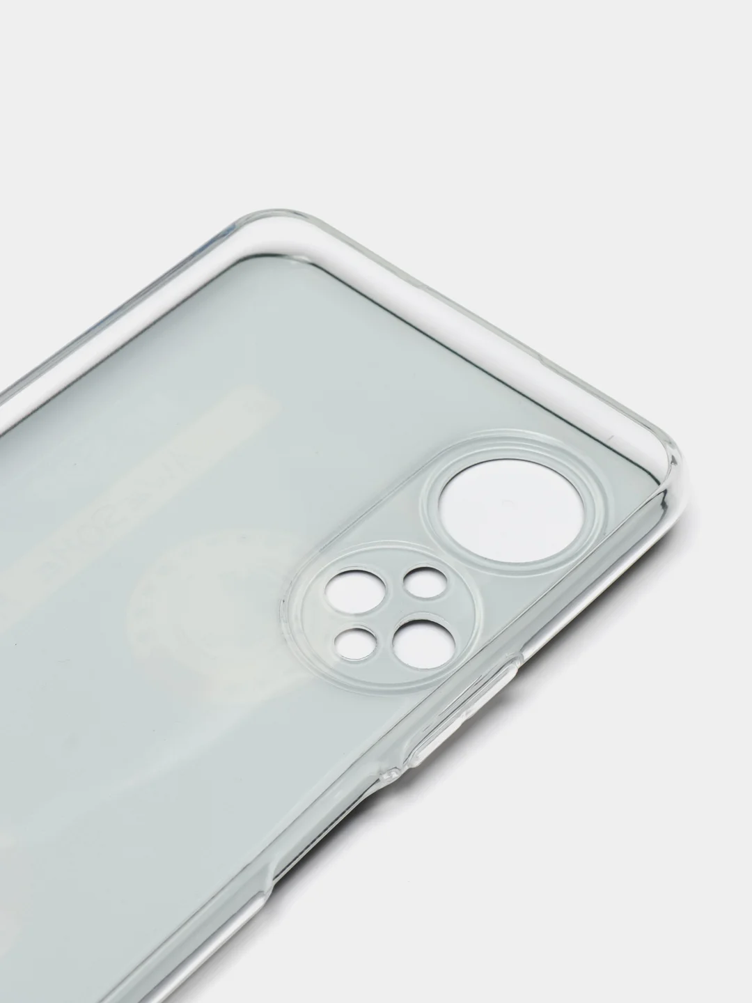 Хром силиконовый чехол на Honor X7 2022 / Хонор Х7 2022 прозрачный, с рисунком, защита камеры