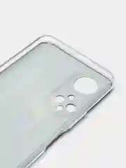 Хром силиконовый чехол на Honor X7 2022 / Хонор Х7 2022 прозрачный, с рисунком, защита камеры