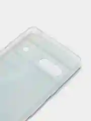 Светло-синий силиконовый чехол на Google Pixel 7 / Гугл Пиксель 7 прозрачный, с рисунком, защита камеры
