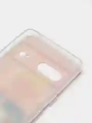 Желтый силиконовый чехол на Google Pixel 7 / Гугл Пиксель 7 прозрачный, с рисунком, защита камеры