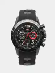 Черный мужские наручные часы Mini Focus MF0290G с хронографом, в подарочной упаковке