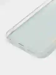Светло-синий чехол на Infinix Smart 6 Plus / Инфиникс Смарт 6 Плюс с рисунком, защита камеры