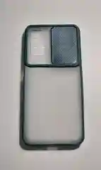 Бирюзовый чехол Xiaomi Redmi 10 с задвижным окром для защиты камеры