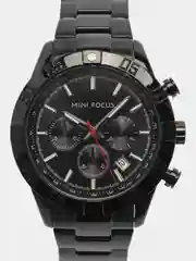Черный мужские наручные часы Mini Focus MF0416G с хронографом
