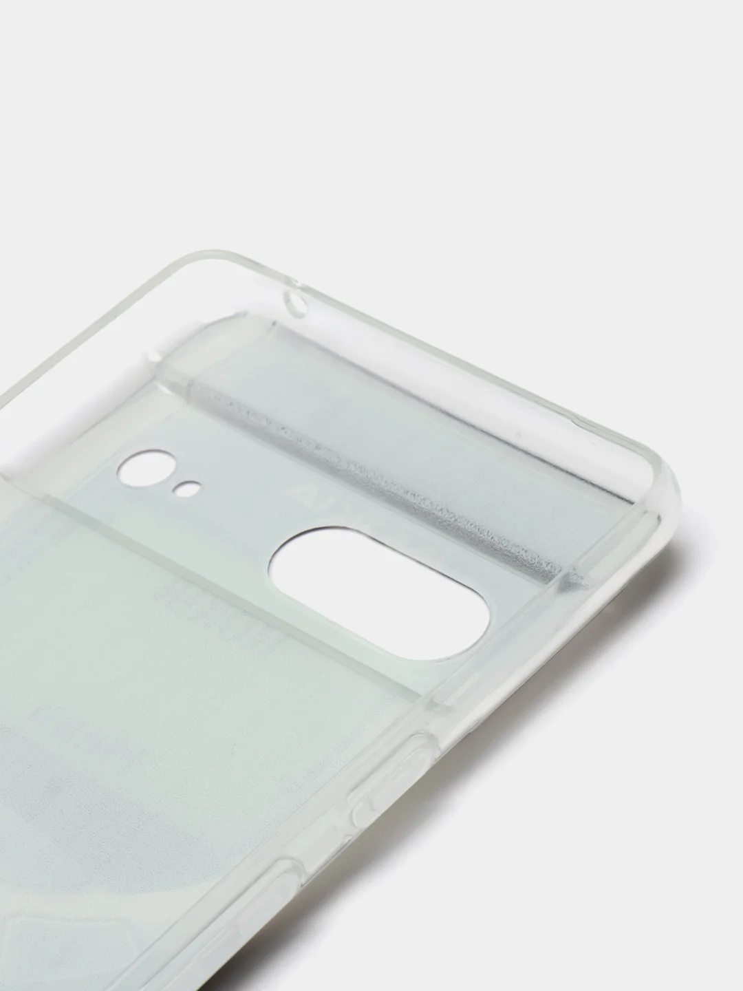 Угольный силиконовый чехол на Google Pixel 7 / Гугл Пиксель 7 прозрачный, с рисунком, защита камеры