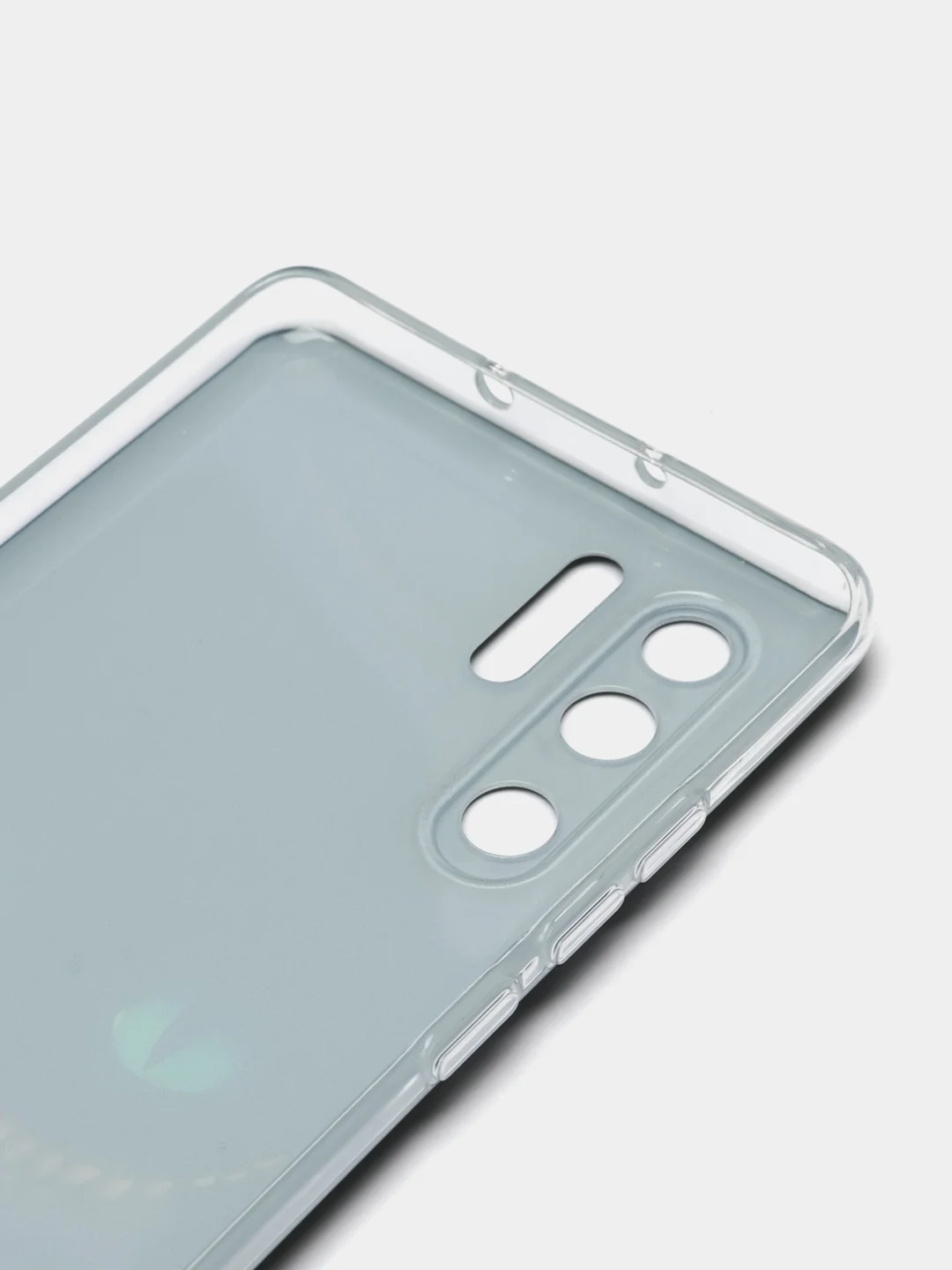 Черный силиконовый чехол на Huawei P30 Pro / Хуавей P30 Pro прозрачный, с рисунком, защита камеры