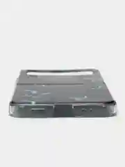 Бирюзовый силиконовый чехол на Samsung Galaxy Z Flip 4 / Самсунг Z Flip 4 с рисунком, защита камеры