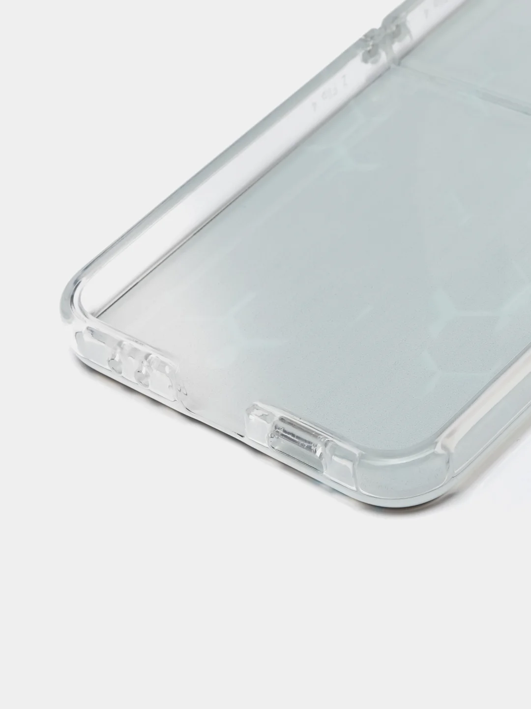 Бирюзовый силиконовый чехол на Samsung Galaxy Z Flip 4 / Самсунг Z Flip 4 с рисунком, защита камеры