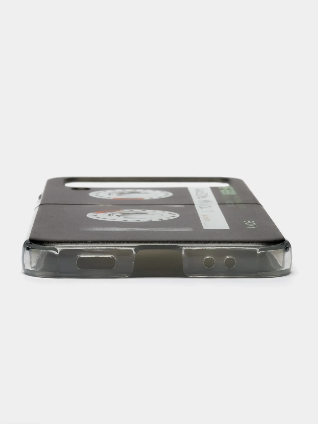 Хром силиконовый чехол на Samsung Galaxy Z Flip 4 / Самсунг Z Flip 4 с рисунком, защита камеры