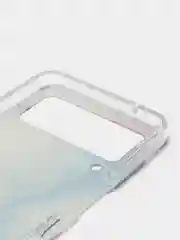 Ледяной силиконовый чехол на Samsung Galaxy Z Flip 4 / Самсунг Z Flip 4 с рисунком, защита камеры