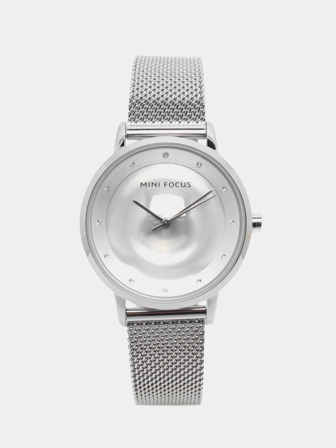 Серебряный женские наручные часы Mini Focus MF0332L, в подарочной упаковке