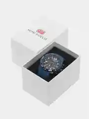 Темно-синий мужские наручные часы Mini Focus MF0349G, с хронографом, в подарочной упаковке