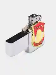Красный бензиновая зажигалка "СССР Ленин", "КГБ"
