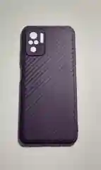Прозрачный чехол XIAOMI POCO M5S / Redmi Note 10s / Note 10 с защитой камеры и карбон