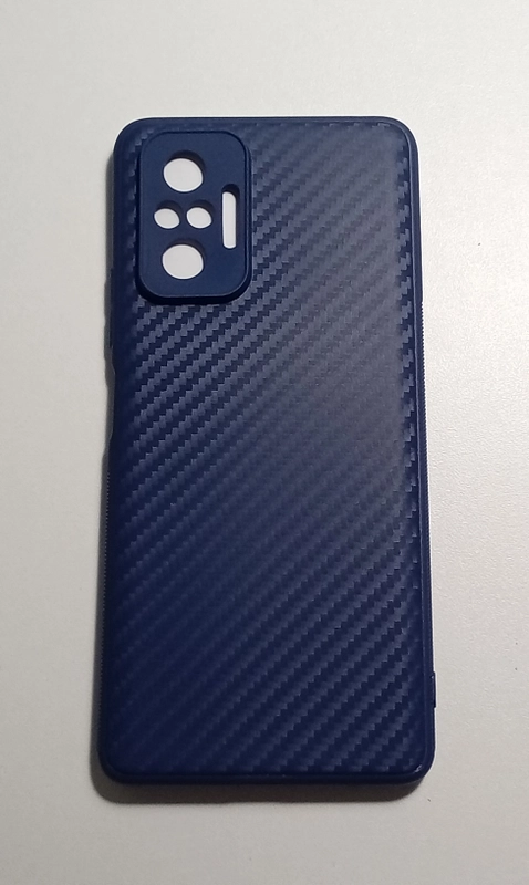Чехол карбон с защитой камерой XIAOMI REDMI NOTE 10 PRO