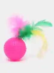 Игрушка для кошек "Мячик с пёрышком"