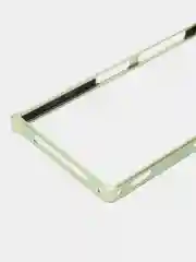 Зеленый бампер на Sony Xperia Z1, алюминиевый