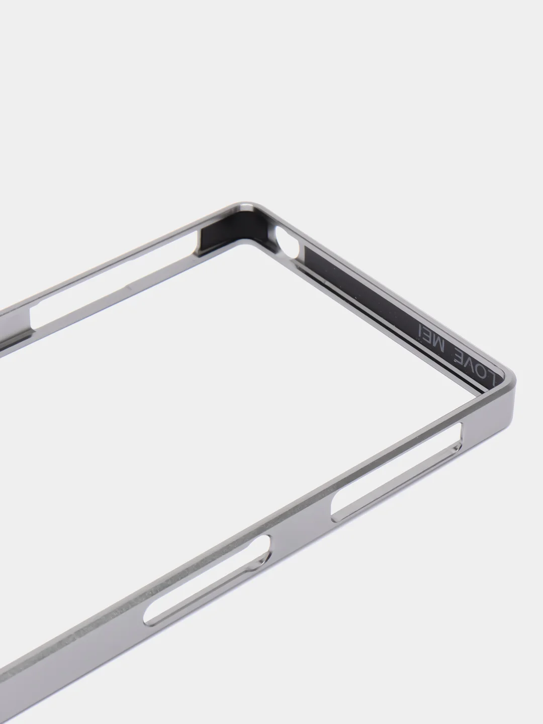 Тёмно-серый бампер на Sony Xperia Z1, алюминиевый