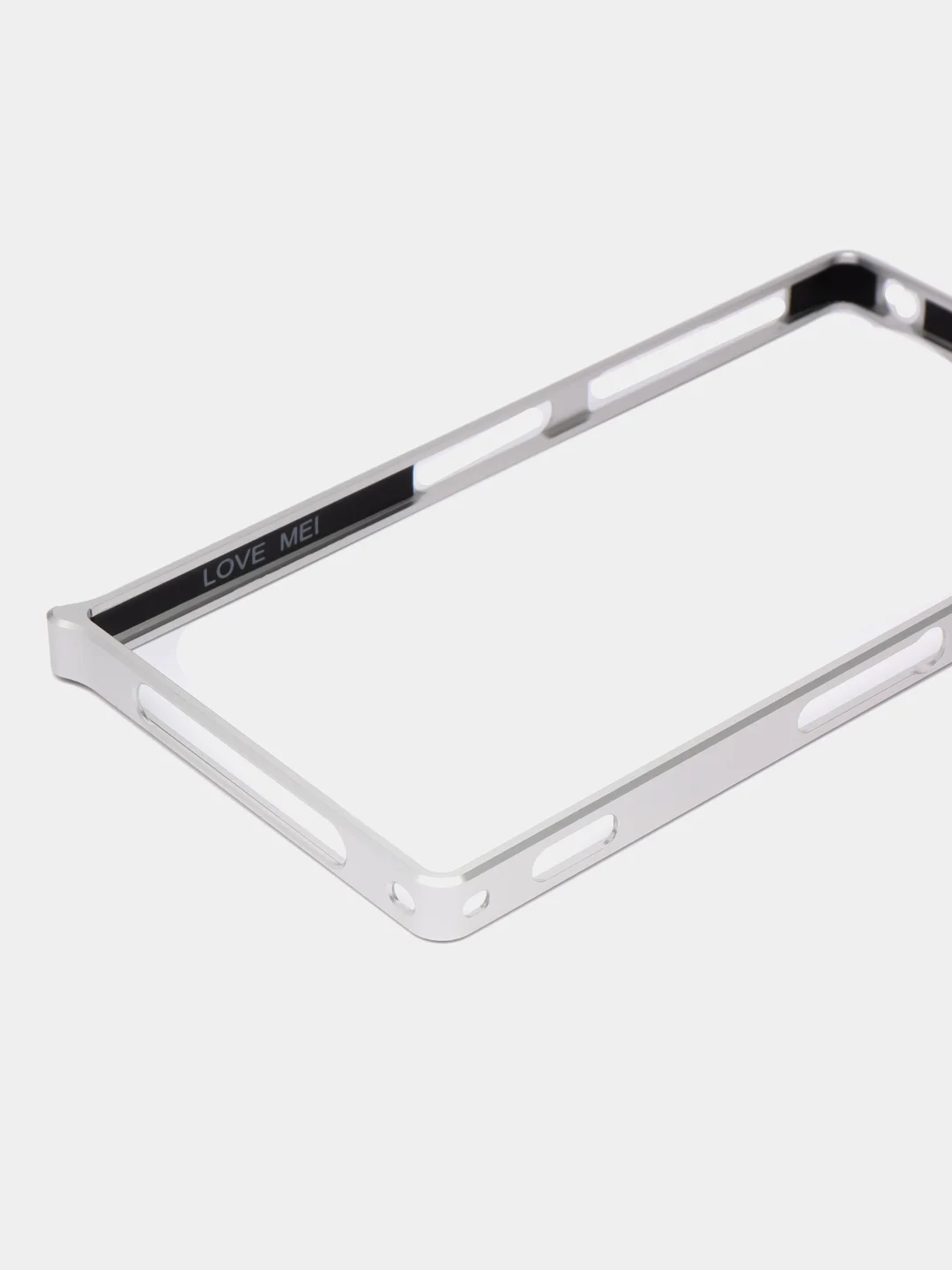 Серый бампер на Sony Xperia Z1, алюминиевый