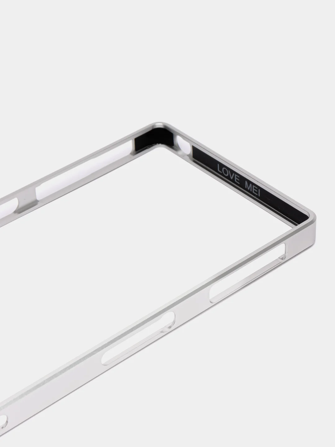Серый бампер на Sony Xperia Z1, алюминиевый