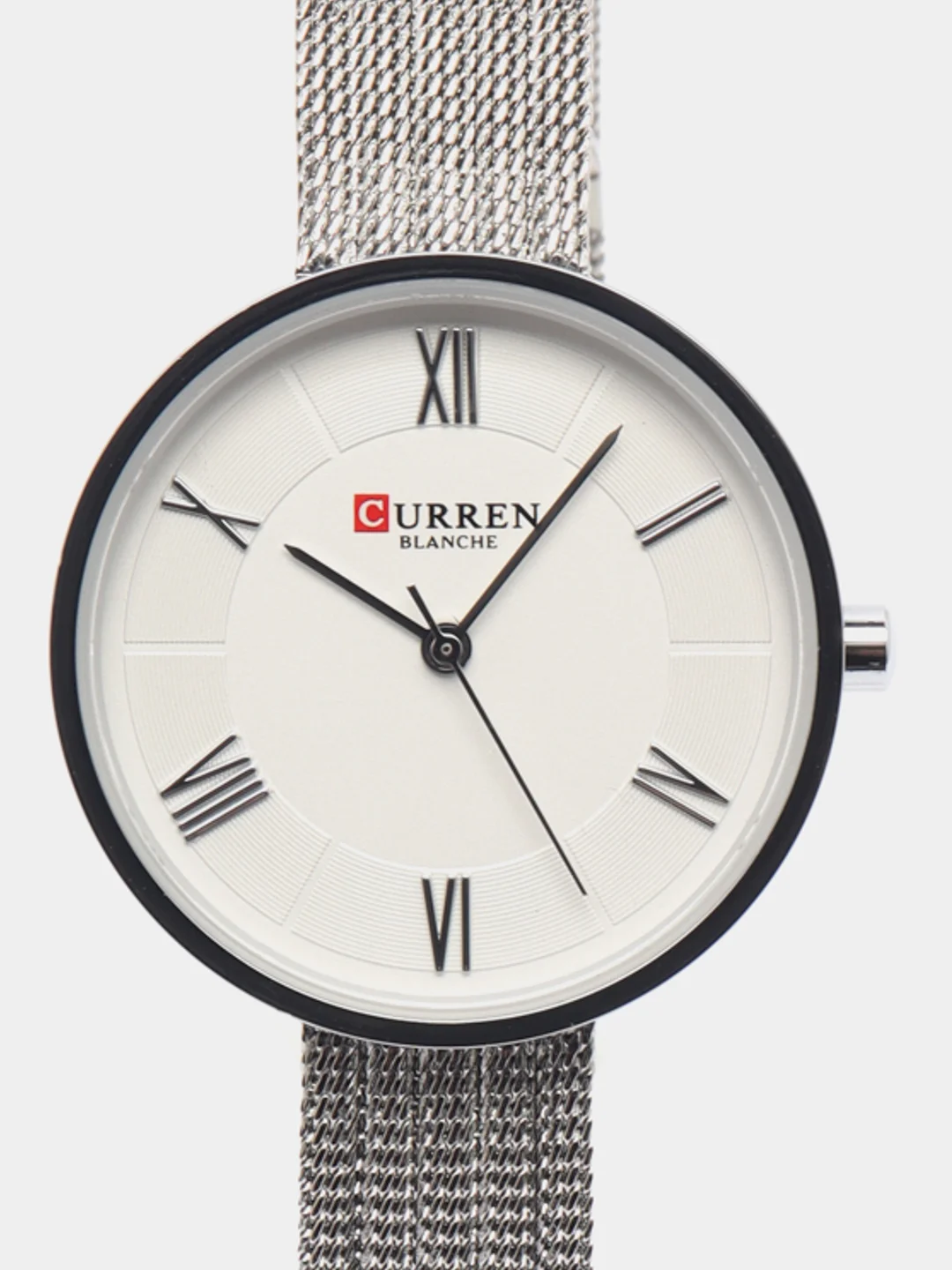 Серебряный женские наручные часы Curren 9020 в подарочной упаковке