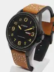 Черный мужские наручные часы Curren 8269 c календарём в подарочной упаковке