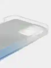 Синий силиконовый чехол с защитой камеры для iPhone 12 Pro, 13 Pro Max с карманом для карт