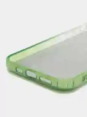 Зеленый силиконовый чехол с защитой камеры для iPhone 12 Pro, 13 Pro Max с карманом для карт