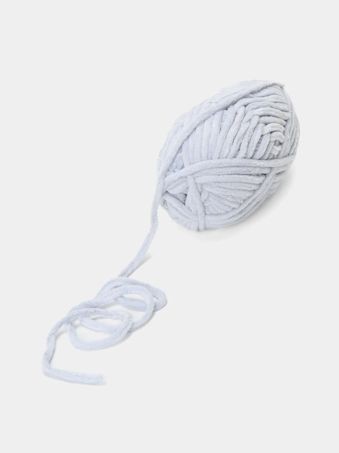 Серебряный пряжа плюшевая Alize Velluto (Ализе Веллуто), 100 г, 68 м