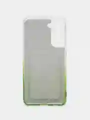 Зеленый силиконовый чехол с защитой камеры для Samsung S21FE, A03, A22S, A32 с карманом для карт