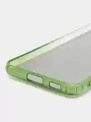 Зеленый силиконовый чехол с защитой камеры для Samsung S21FE, A03, A22S, A32 с карманом для карт