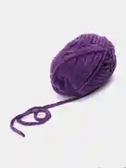 Фиолетовый пряжа плюшевая Alize Velluto (Ализе Веллуто), 100 г, 68 м