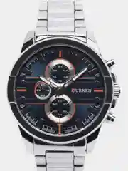 Серый металлик мужские наручные часы Curren 8274 в подарочной упаковке