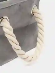 Органайзер для хранения DeNASTIA, 28 х 15 х 14 см, велюр, цвет серый