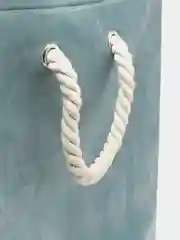 Корзина для белья DeNASTIA велюр, 36 х 56 см, цвет голубой