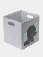 Серый короб для хранения игрушек и вещей, войлочный, фетровый