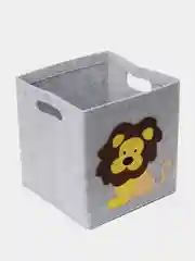 Желтый короб для хранения игрушек и вещей, войлочный, фетровый