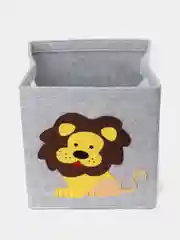 Голубой короб для хранения игрушек и вещей, войлочный, фетровый