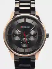 Черный мужские наручные часы Curren 8282 в подарочной упаковке
