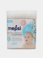 Ватные палочки Mepsi детские, ультратонкие, 200 штук