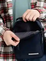 Синий сумка планшет через плечо Aotian мужская